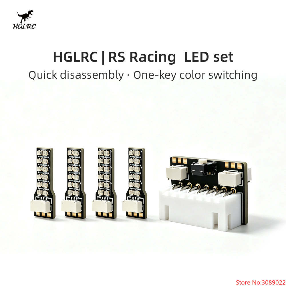 Drone Kit Plug And Play - HGLRC RS Racing LED, Juego de