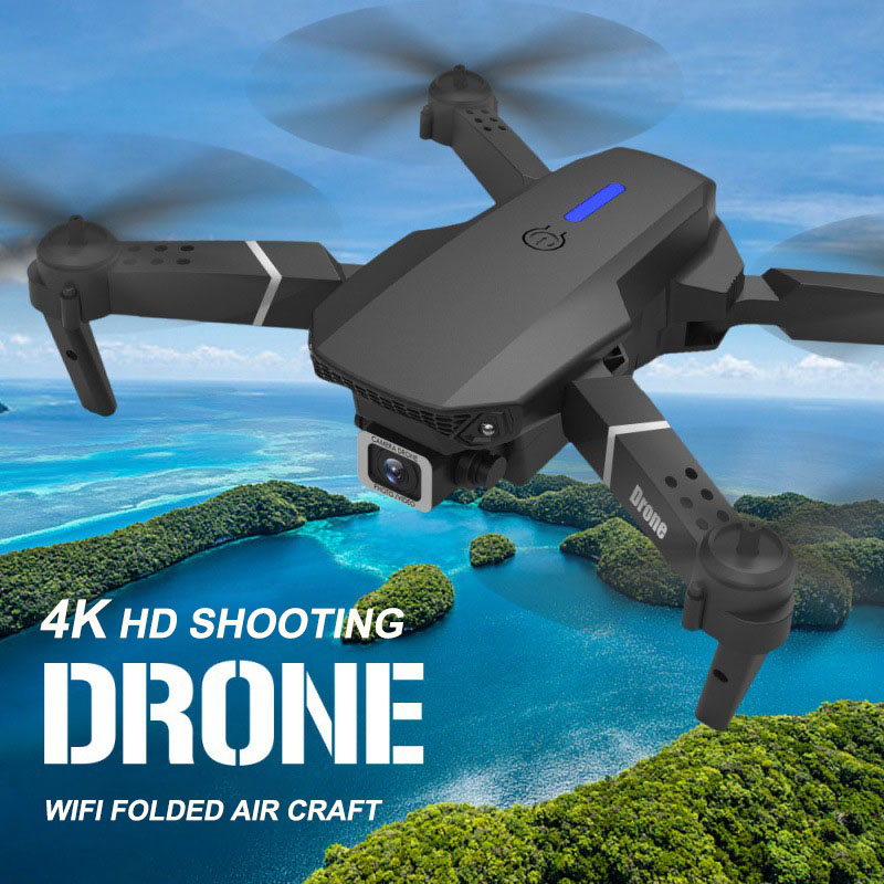 Dron profesional E88pro, flujo - Drone Kit Professional reseña y precio