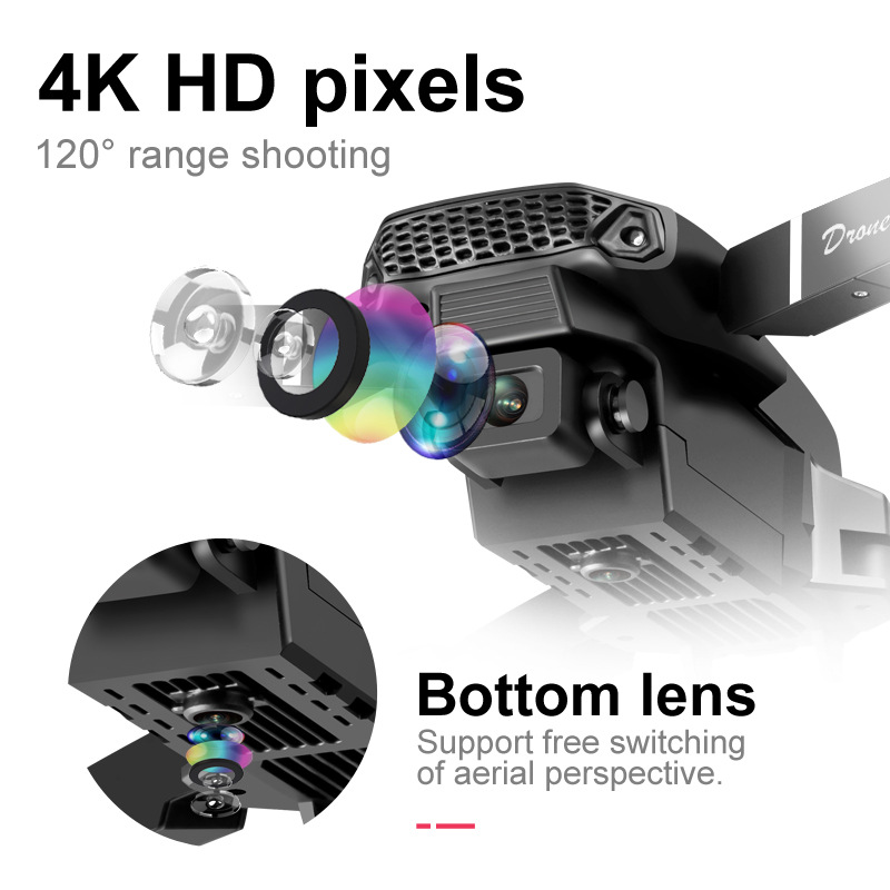 Dron profesional E88pro, flujo - Drone Kit Professional reseña y precio
