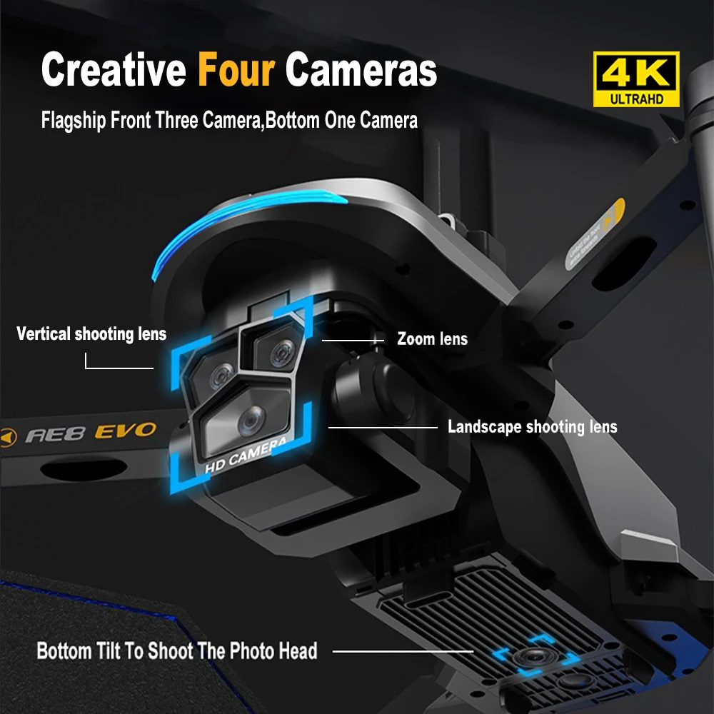 Dron AE8 EVO GPS 8K Profesiona - Drone Kit Professional reseña y precio